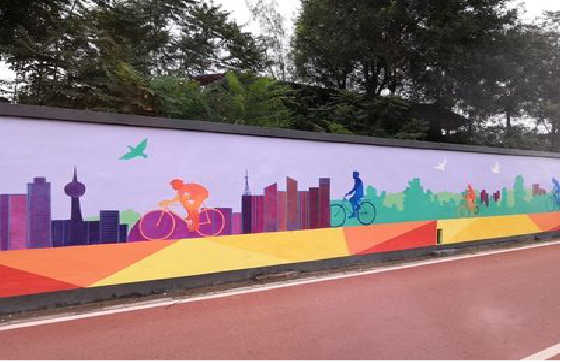  浚县墙体彩绘-围墙