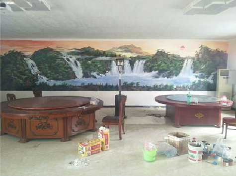  浚县墙绘-写实风景