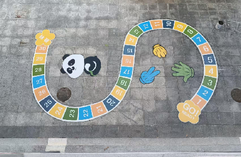  浚县地面游戏彩绘