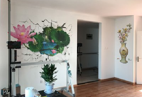  浚县墙体彩绘相比墙纸的优势。