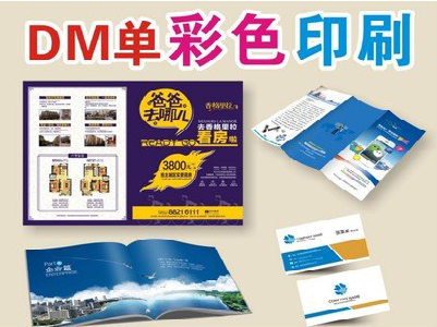  浚县单页印刷，色彩搭配简单。